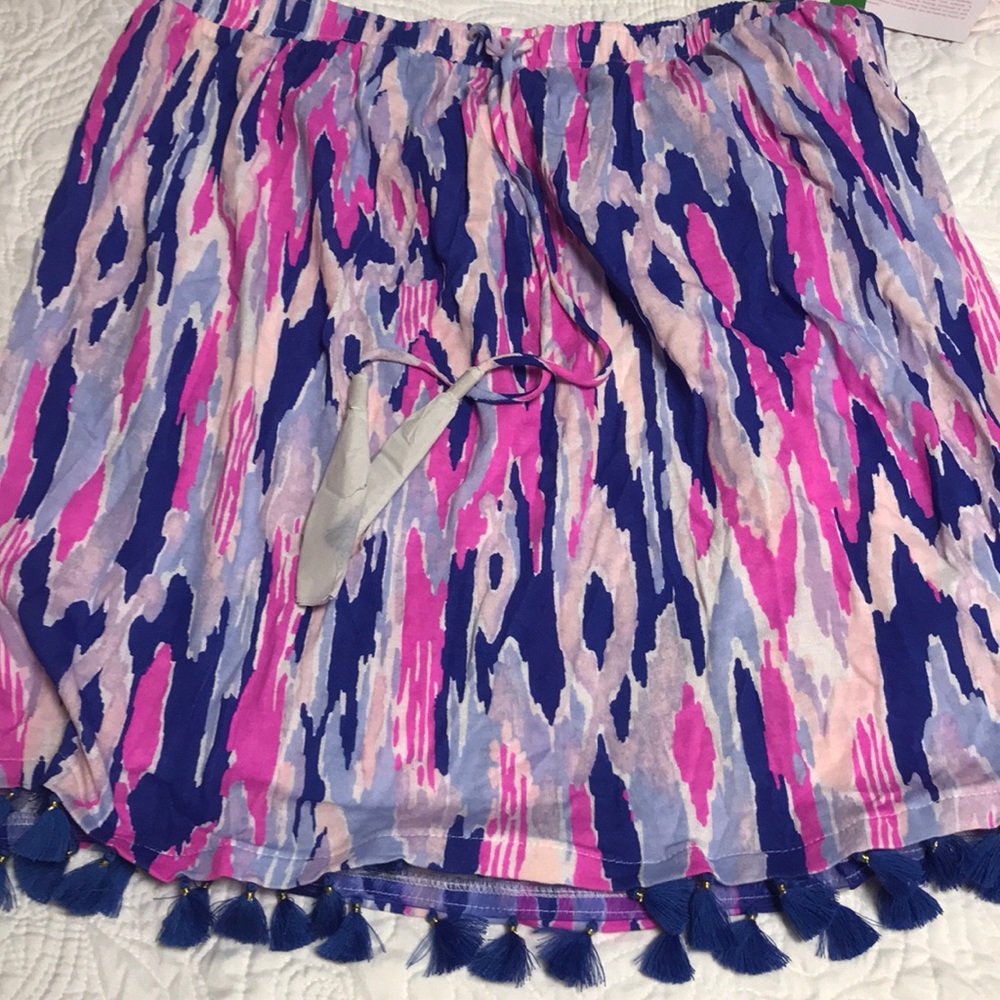 Lilly Amethyst strapless top